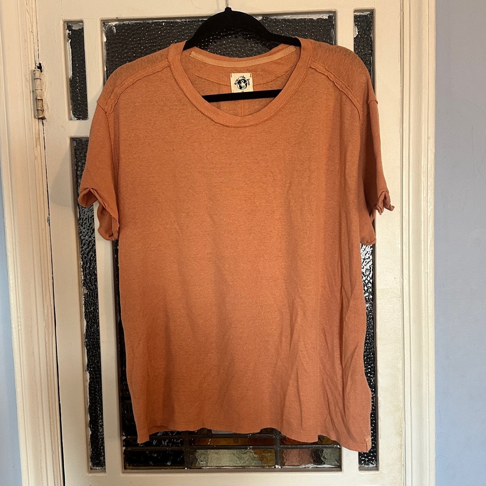Free People Care Linen Blend tee